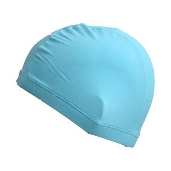 Naierhg Swimming Cap Solid Color Waterproof Nylon Breathable Swim Hat for Pool