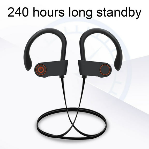 Naierhg U8 Bluetooth Earphone Multipoint Connection Waterproof Built-in Mic Touch Control Sports Earphone for Sports