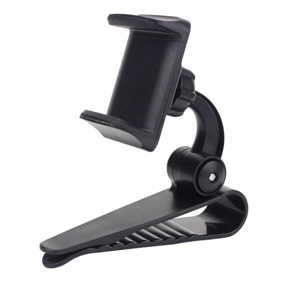 Naierhg Universal 170 Degree Adjustable Sun Visor Clip Navigation Car Phone Holder Mount