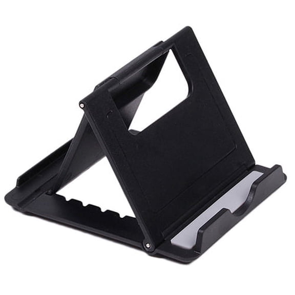 Naierhg Universal Folding ABS Phone Holder Stand Mount For Smartphone iPad Tablet Black