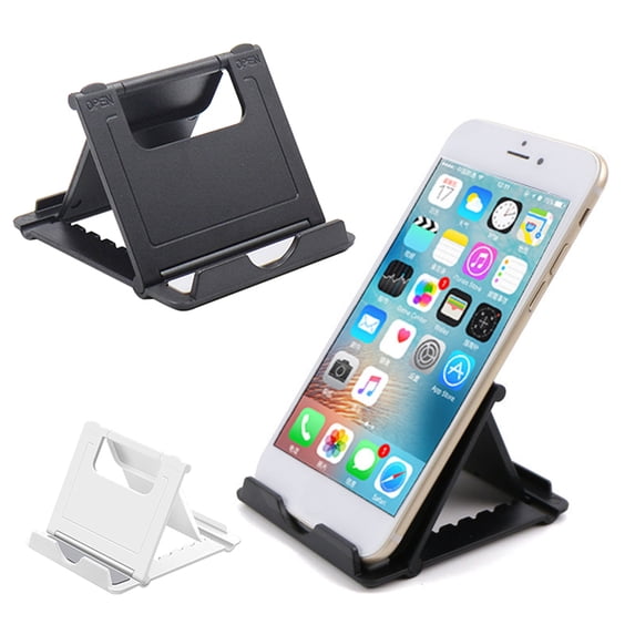 Naierhg Universal Plastic Adjustable Folding Desktop Table Phone Holder Bracket Stand