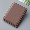 thumbnail image 1 of Naierhg Wallet Thin Card Holder Solid Color Blocking Luxury Card Holder Organizer for Men, 1 of 7