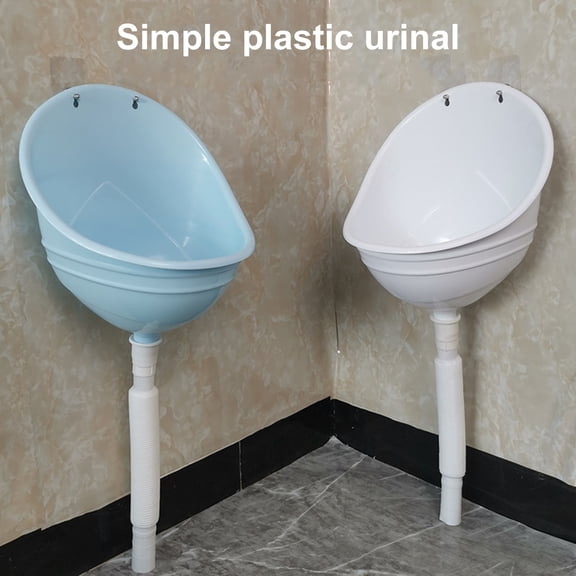 Naierhg Waterless Wall-Mounted Urinal Anti-Odor Drain Design High-Efficiency Urine Diverter Easy Installation Bathroom Toilet Urinal