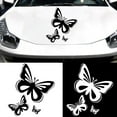 thumbnail image 1 of Naierhg Waterproof Butterfly Car Styling Stickers Window Bumper Vehicle Decal Decor White, 1 of 1