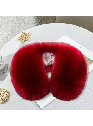 Fluffy Women Ladies Fashion Faux Fur Winter Collar Scarf Shawl Wrap Stole  Scarfs
