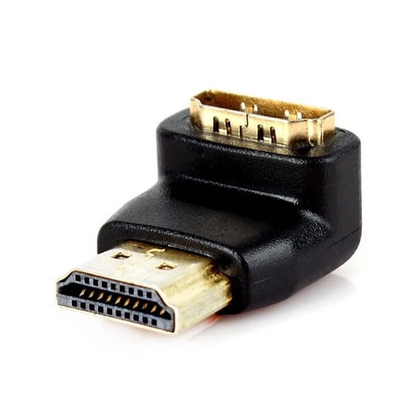 Naierhg -compatible Male to -compatible Female 90 Degree Adapter Converter Extender for 1080P TV HDTV