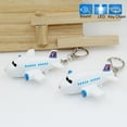 thumbnail image 1 of NaierhgAirplane LED Sound Keyring Car Key Chain Handbag Hanging Decor Gift, 1 of 7