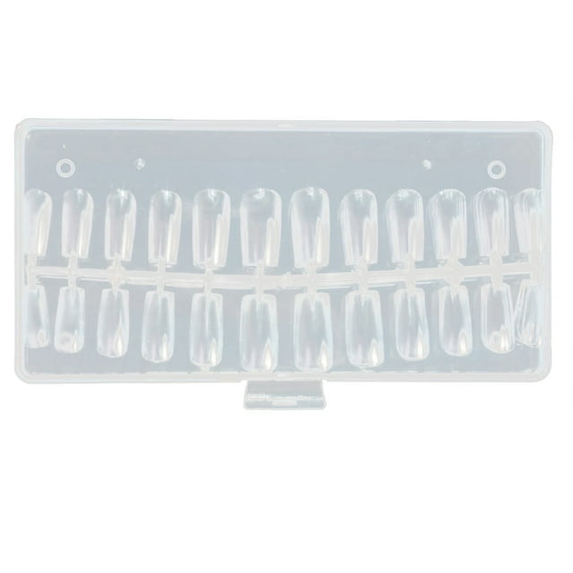 Nail 120 Pieces Transparent Water Tube Nail Transparent Nail Nails Full