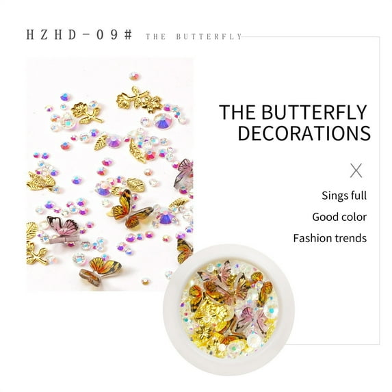 Nail Accessories 3D Decorations Shape Nail for Unique - for DIY Nail Design and Manicurists