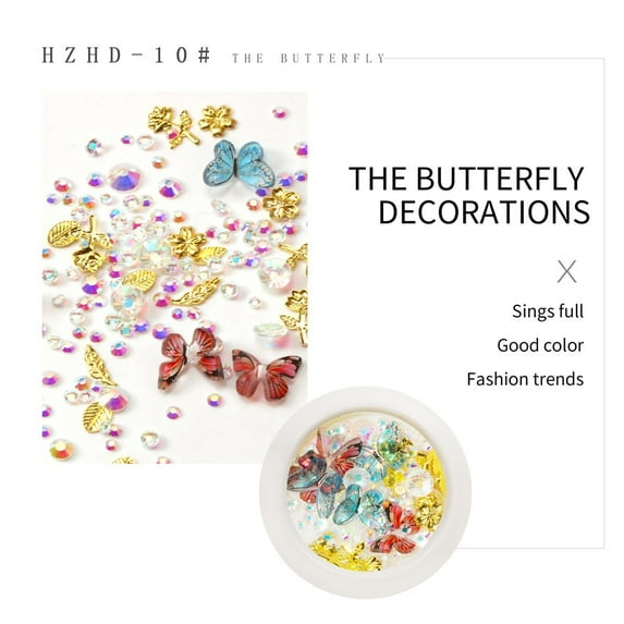 Nail Accessories 3D Decorations Shape Nail for Unique - for DIY Nail Design and Manicurists