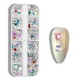 thumbnail image 1 of Nail Accessories Fingernail Stickers Shiny Charms Gem Jewelry Enhancing Nail Beauty for Halloween Various Sizes and Styles in Transparent Boxes, 1 of 8