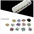 thumbnail image 1 of Nail Accessories Rhinestone Art Set for Women and Girls Fashionable 12-Colours Nail Design Kit, 1 of 3