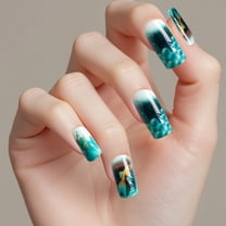 Nail Accessories Stunning Finger Decorations Easy To Use Glossy Acrylic False Nails For Women DIY Home Manicure Kit 24pcs