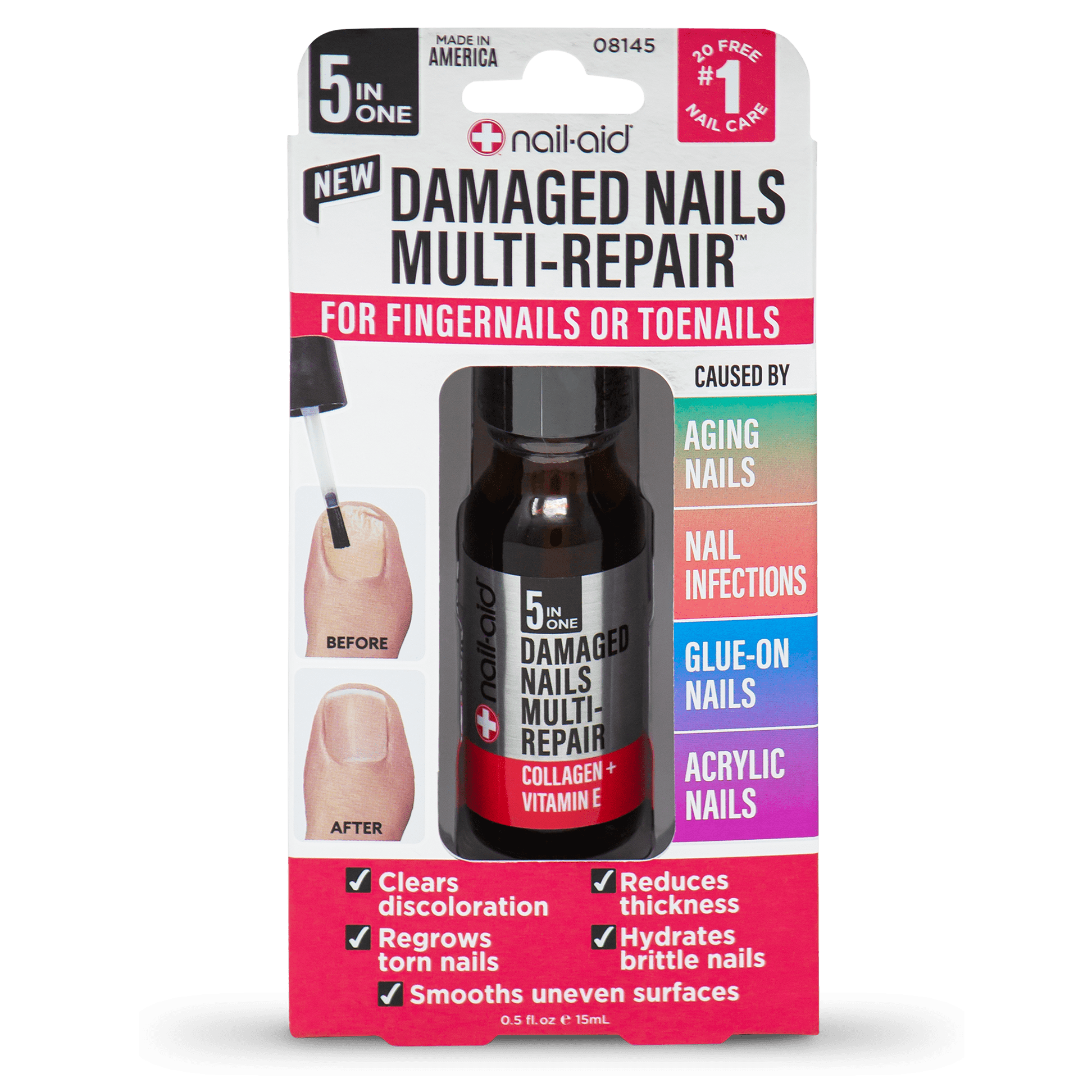 3 PACK Essential Values Nail-Biting Treatment Polish for Adults & Chil