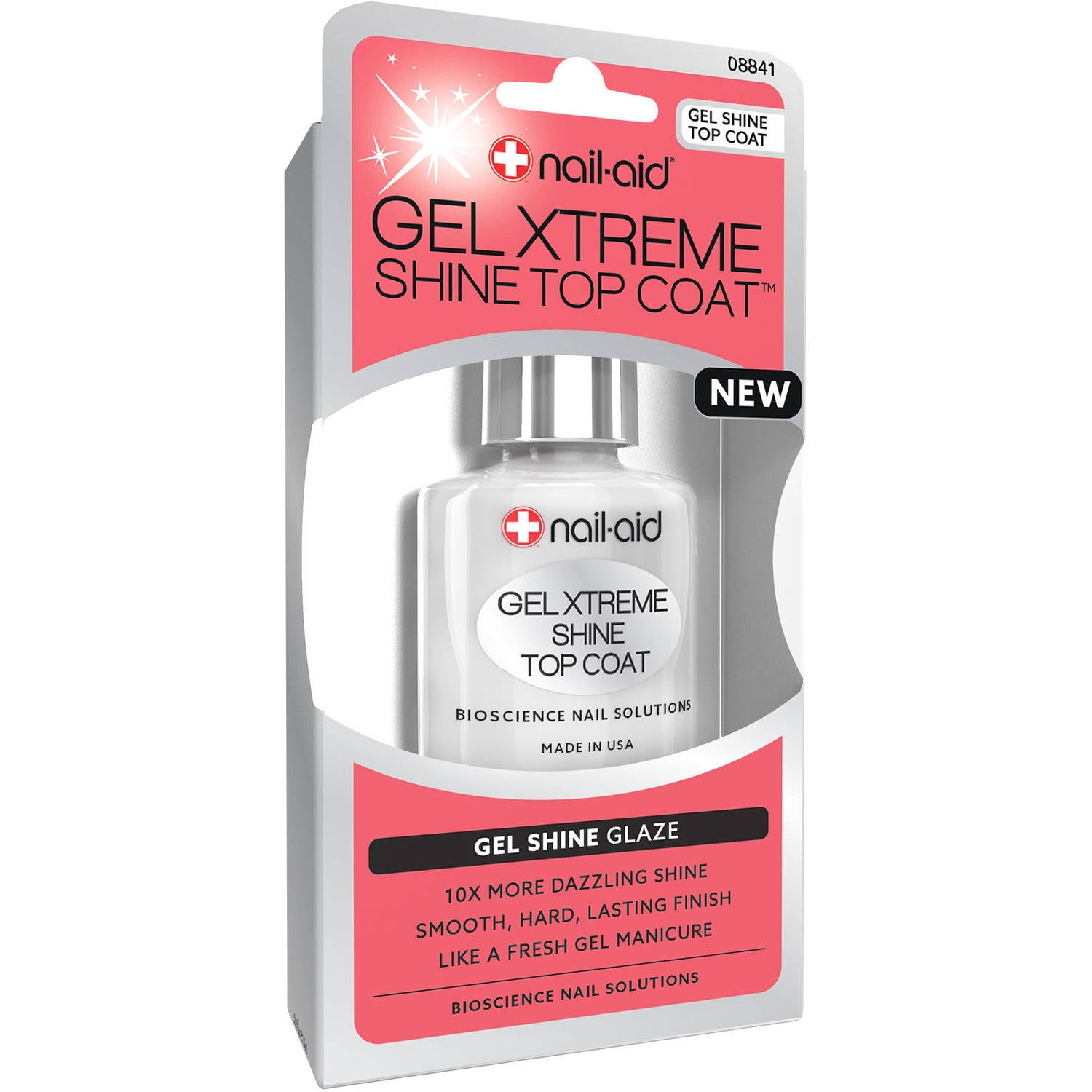 NailAid Gel Xtreme Shine Top Coat, 0.55 fl oz