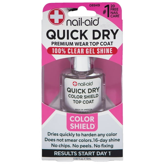 NailAid Quick Dry Glass Shine Top Coat