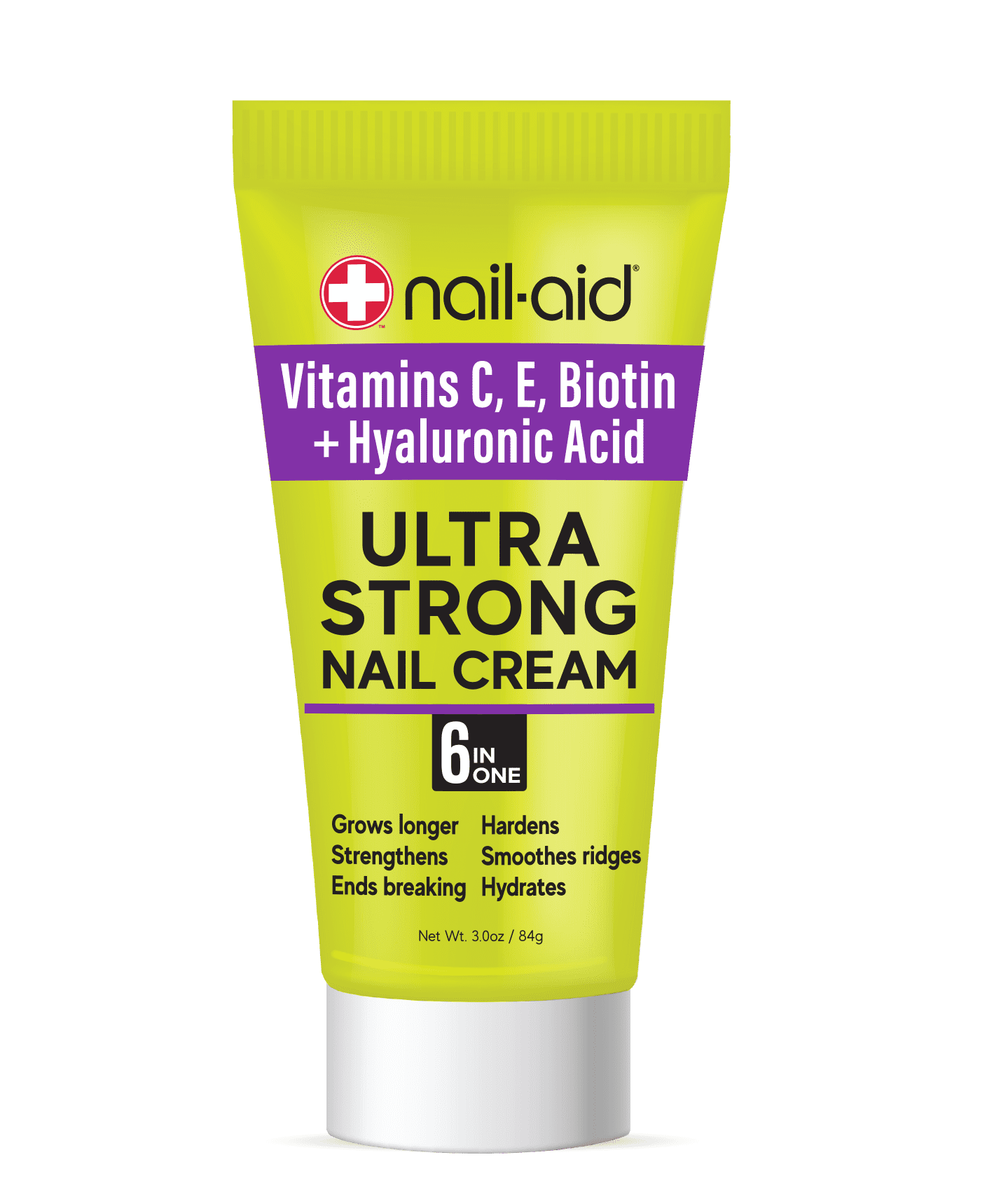 NailAid Vitamins C, E, Biotin + Hyaluronic Acid Ultra Strong Nail