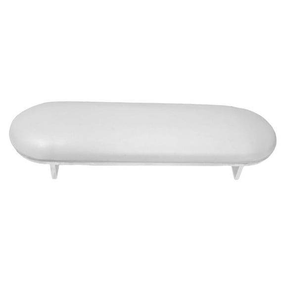 Nail Arm Rest Cushion PU Leather Stable Soft Hand Rest for Nail Technician Salon White