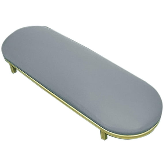 Nail Arm Rest Nail Folding Hand Pillow Table Comfortable ,Non Slip ,Accessory ,Manicure Hand Pillow Manicure Tool for Salon Nail Techs Use Gray