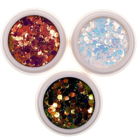 Nail Art Accessories Popular Nail Sequins Korean Color Changing Chameleon Glitter Sticker Super Shiny Fairy Eye Color Decal