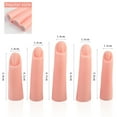 thumbnail image 1 of Nail Art Artificial Finger, Fake Finger for Nail Art Practice, Manicure Training Tool, Recyclable and Easy To Clean, Realistic Simulation Finger Models for Nail Artists, 5 Pieces Set, 1 of 4