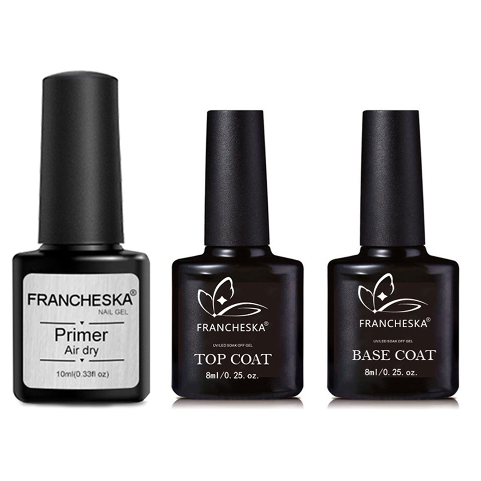 Nail Art Base Nail Polish Gel 4piece Desiccant Primer Seal Layer