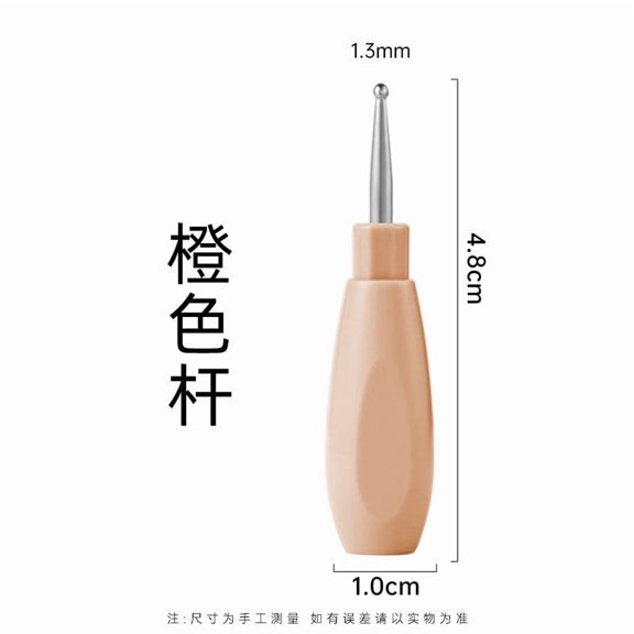 Nail Art Dotting Pens Set 5Pcs - Multi-Size Ball Tips 0.6-2.3mm for Dotting Lining Painting - Spliceable Combined Handle for Rhinestone Pickup Drawing - DIY Manicure Tool for Home Salon Use