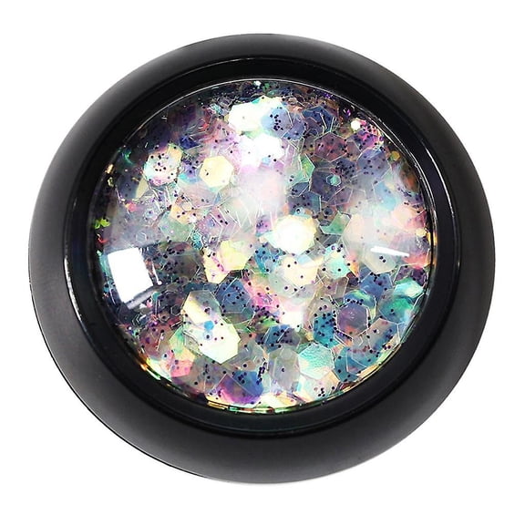 Nail Art Glitters Shimmer Sequins Flakes Paillette For Face Eyes Cheek Pink