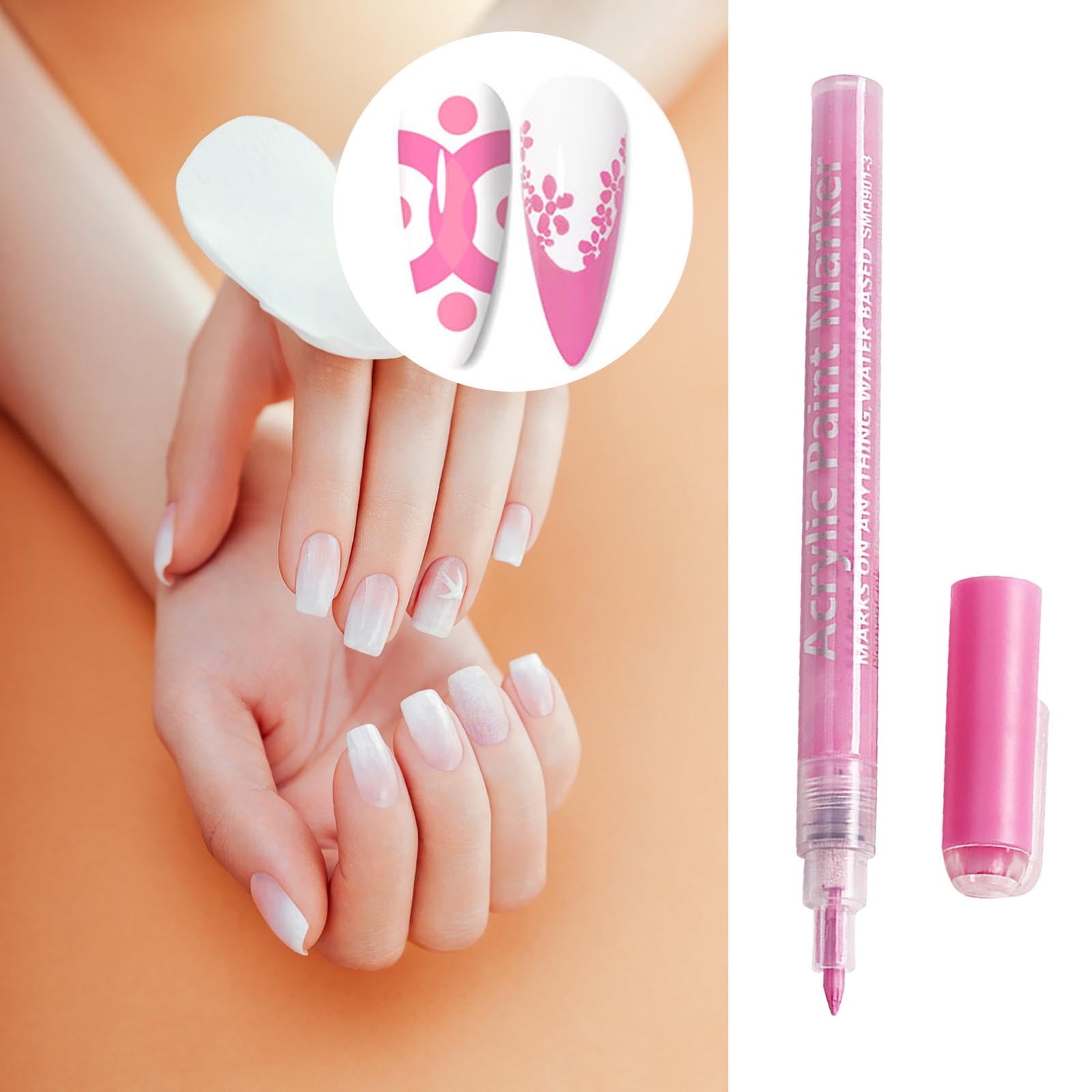 Nail Art Graffiti Pen Acrylic Marker Pen Color Hand Drawn Dots And Hooks Diy Nails No Bak Watercolor 5Ml