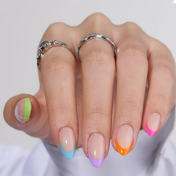 Nail Art Kit, New Makeup & Nails, from $5, Mixed Colour French Manicure Nail Art Wearable Nail Piecesed French Nail Piecesed Removable Nail Piecesed