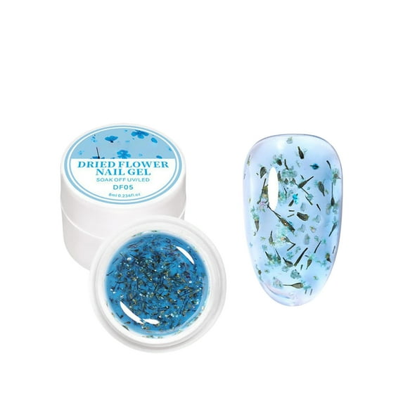 Nail Art Kit, New Makeup & Nails, from $5, Nail Art Dry Flower Glue Transparent Flower Fairies Sparkling Glitter Nail Polish Glue Nail Polish 8ml