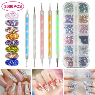 30pcs Sparkling Luxury Gold 3D Alloy Big Bulk Nail Charms Mix 7 Colors  Crystal Rhinestone Diamond Gems for Fancy Long Nail Designs Accessory  Supplies