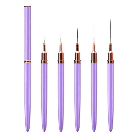 Nail Art Liner Brush Set UV Gel Nail Brushes Kits Stripe Line Painting Pen