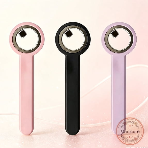 Nail Art Magnet Wand With Handle, Round Circular Magnetic Stick For Cat Eye Gel Polish, Reusable Manicure Magnet Tool For Creating Cat‑Eye Nail Effect, Home Diy And Salon Nail Art Supplies(字符:197)