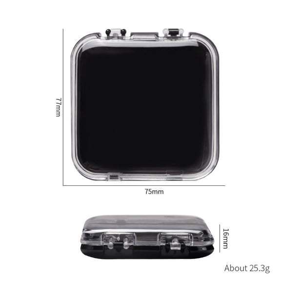 Nail Art Organizer Transparent Plastic Packaging Box Nail Enhancement Storage Jewelry Necklace Display Gift Box