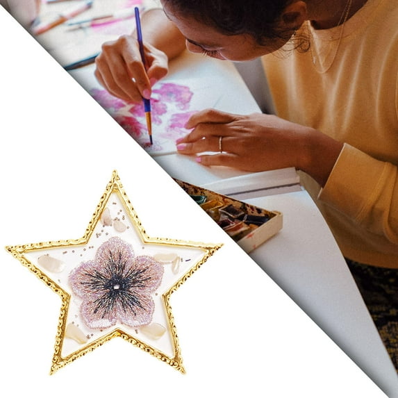 Nail Art Palette Nail Art Tool Easy Cleaning Portable Color Mixing Palette Style B