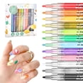 thumbnail image 1 of Nail Art Pens for Painting Nails,12 Colors Nail Polish Pens Quick Dry,3D Acrylic Nail Art Markers,Manicure Tools Design Kit for Home Salon, 1 of 7