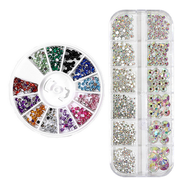 Nail Art Rhinestones, Nails Diamond Kits for Women Nail Crystals