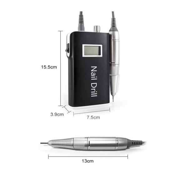 Nail Art Salon Equipment 30000RPM Portable Electric Cordless Nail Drill Manicure Machine For Acrylic Gel Polish ,Easy to Operate