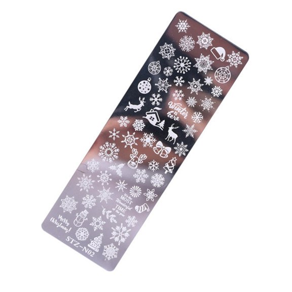 Nail Art Stamping Plate Nail Manicuring DIY Printing Tools Nail Template Plate