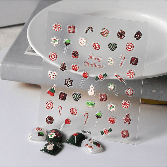 Nail Art Stickers 5D Embossed Cat Ghost Nail Stickers Witch Monster Candy Pumpkin Spider Star Nail Decals for Women Girls Holiday Manicure DIY Nail Supplies