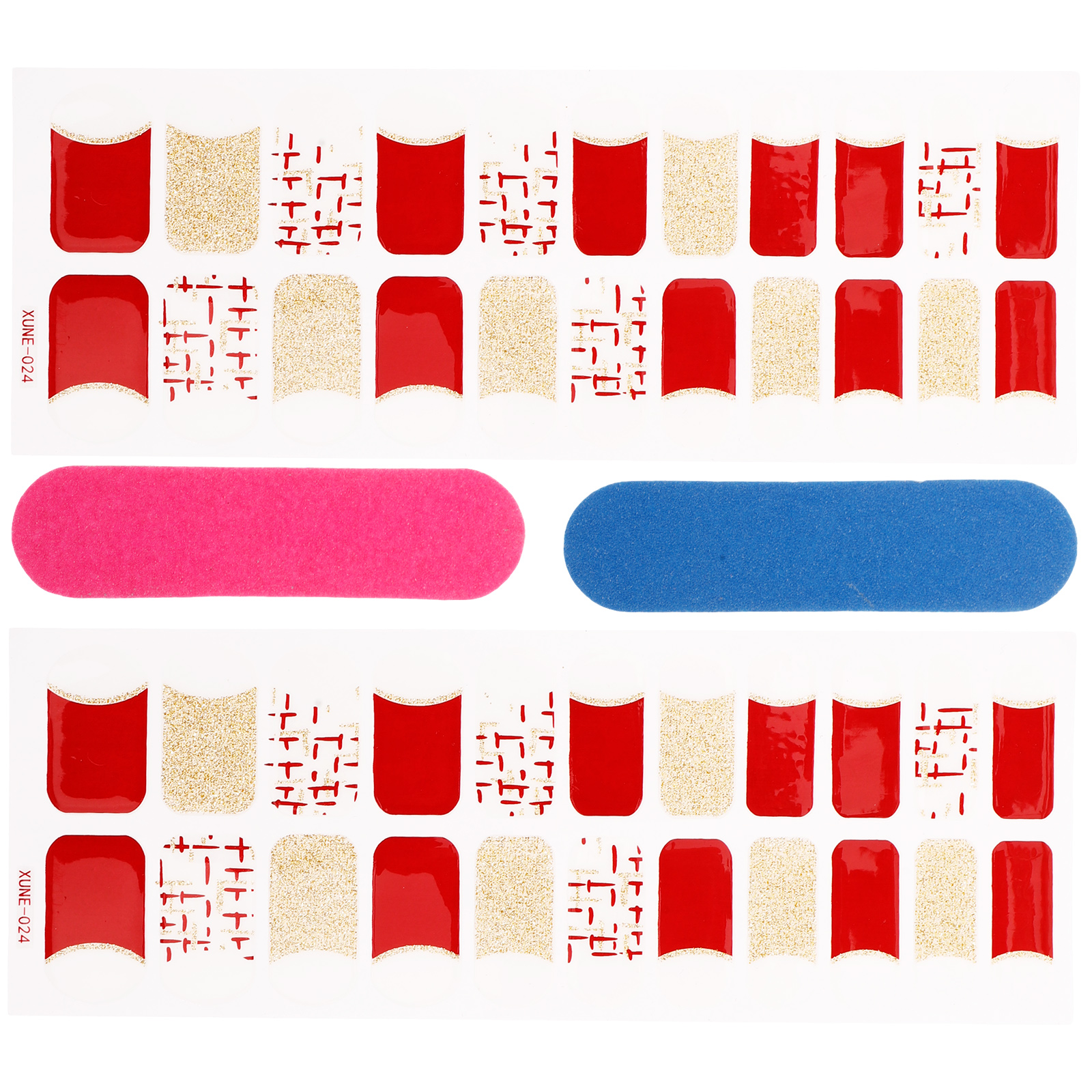 Nail Art Stickers Paper Polish Strips Nails Decals DIY Manicure Full