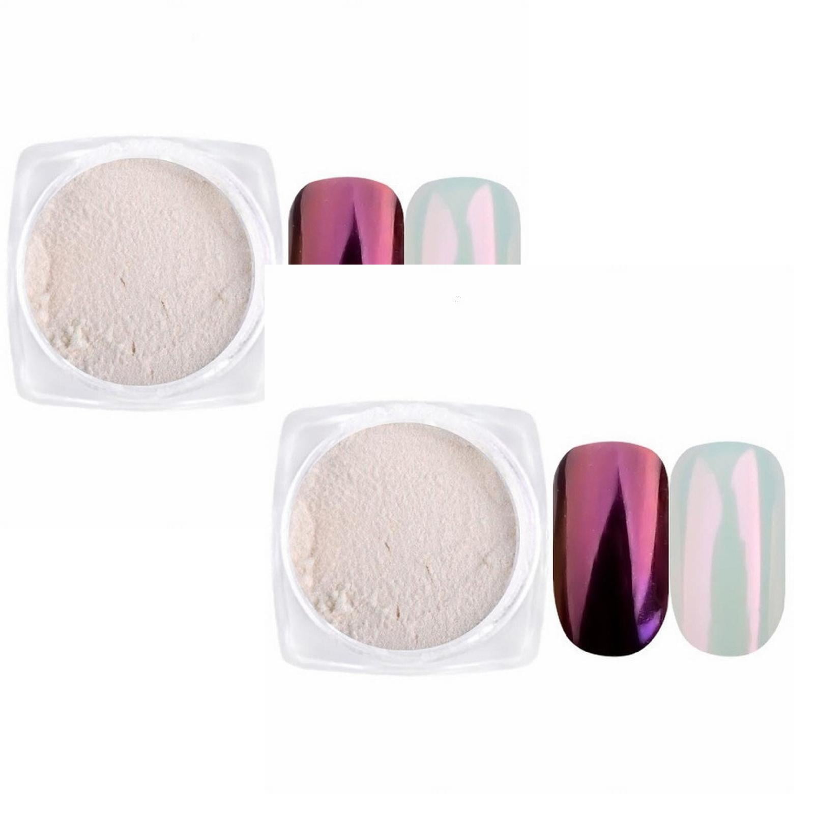 Nail Art Supplies, Nail Polish Powder Diy Nail Magic Shell Magic Mirror ...