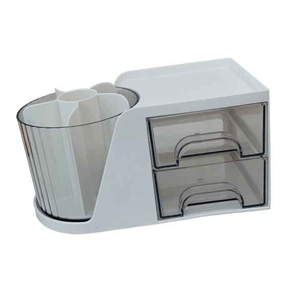 Nail Art Tools Storage Box Plastic Large Capacity 360 Degree Rotating for Bedroom Desktop Office Supplies Organizer