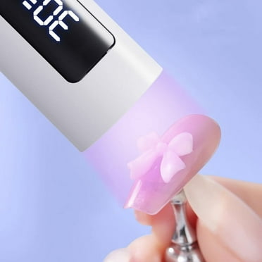 Nail Art Uv Lamp, Portable Led Nail Dryer, 60w Fast Curing, Digital Timer, Foldable Design for Salon/home Use, Compact Nail Studio, Quick Drying, Travel Friendly, Led Indicator, Manicure Tool, Rkxzt