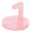 thumbnail image 1 of Nail Base Pink Japanese Heart Shaped Round Nail Practice Base Nail Display Stand, 1 of 8