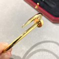 thumbnail image 1 of Nail Bracelet Gold Plated Open Cuff Bracelet for Women, Exclusive Fashion Gift for Stylish Women and Men, 1 of 4