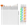 thumbnail image 1 of Nail Brushes Set Professional Nail Supplies For Acrylic UV Gel Drawing Dotting Manicure Nail Art Design Tools Makeup Accessorie Professional Set 03, 1 of 5