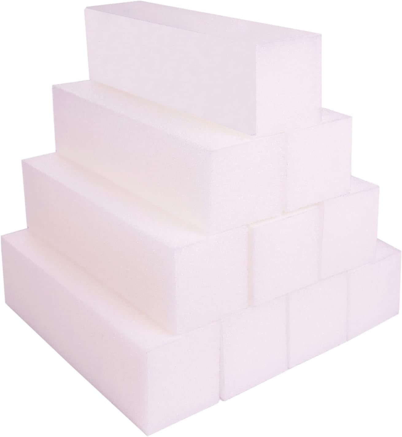 Nail Buffer Block for Acrylic and Natural Nails(10 Pack), 4 Sided Sanding Buffers for Gel Nails