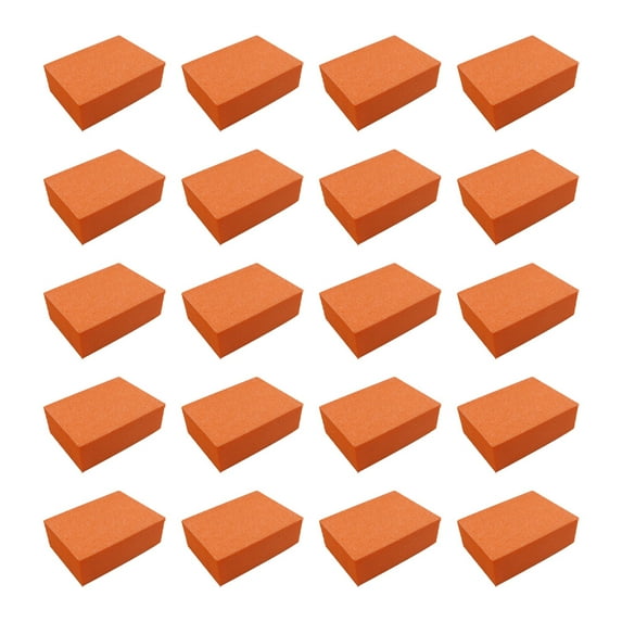 Nail Buffer Sanding Block Polisher Buffing File Nail Art Manicure Pedicure File,orange,G86293